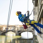 Lavori in quota in sicurezza Impresa di edilizia su fune