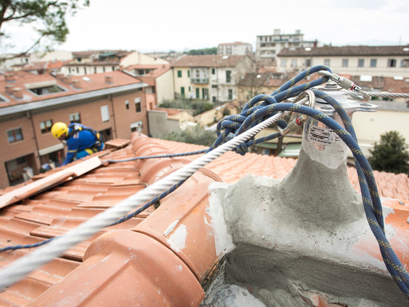 Installazione linea vita Abano Terme