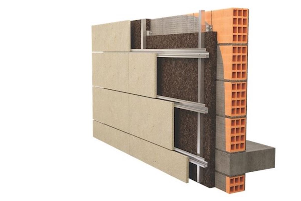 Stratigrafia di una facciata ventilata – Immagine dal Web