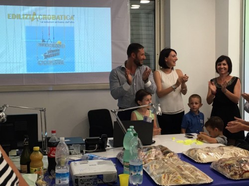 INAUGURAZIONE EDILIZIACROBATICA ROMA MARCONI