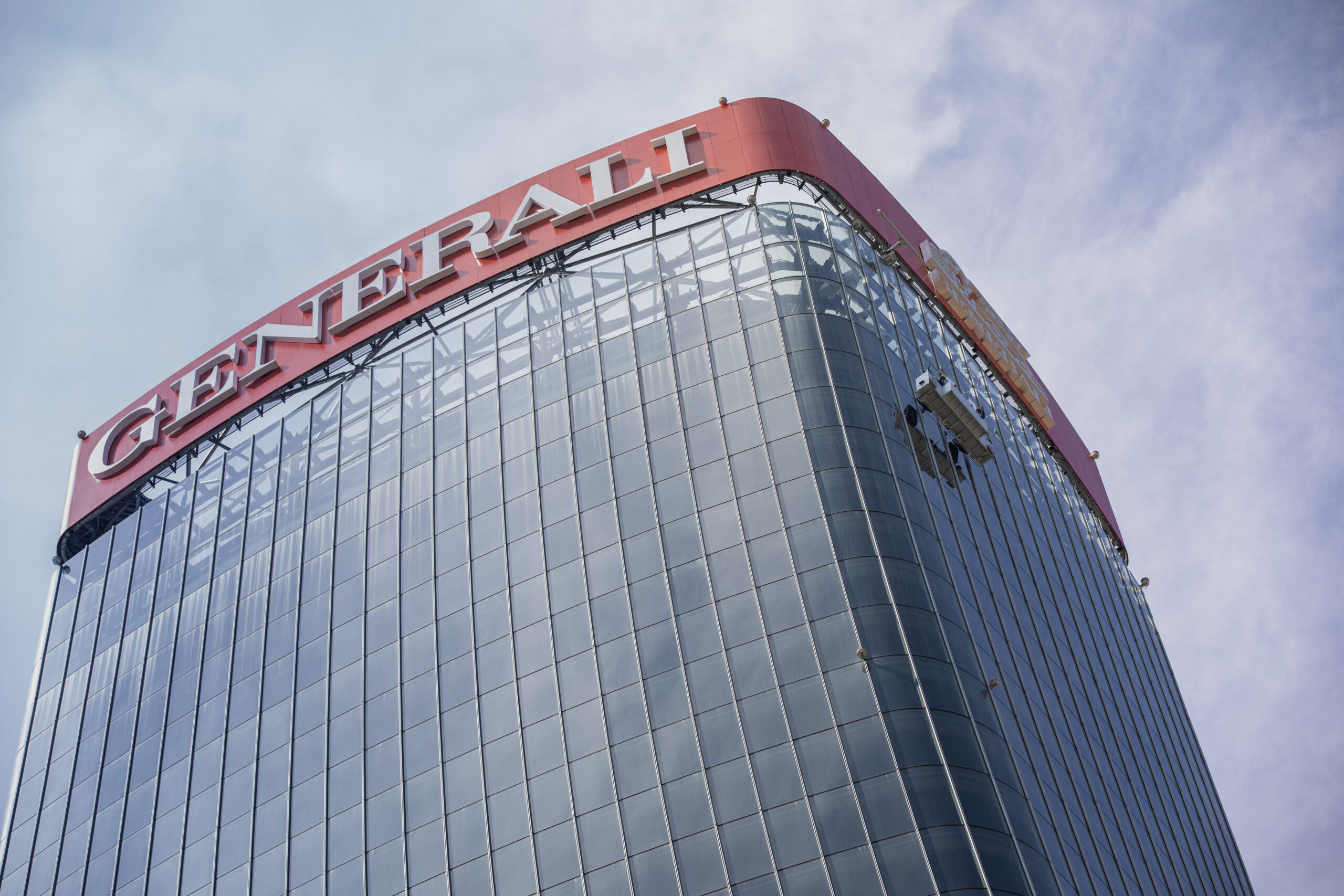 torre generali per intervento pulizia facciata
