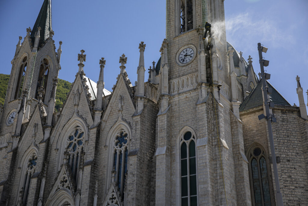 pulizia facciate basilica